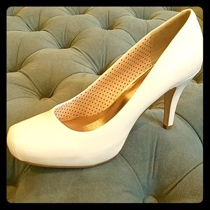 Madden Girl White Heels